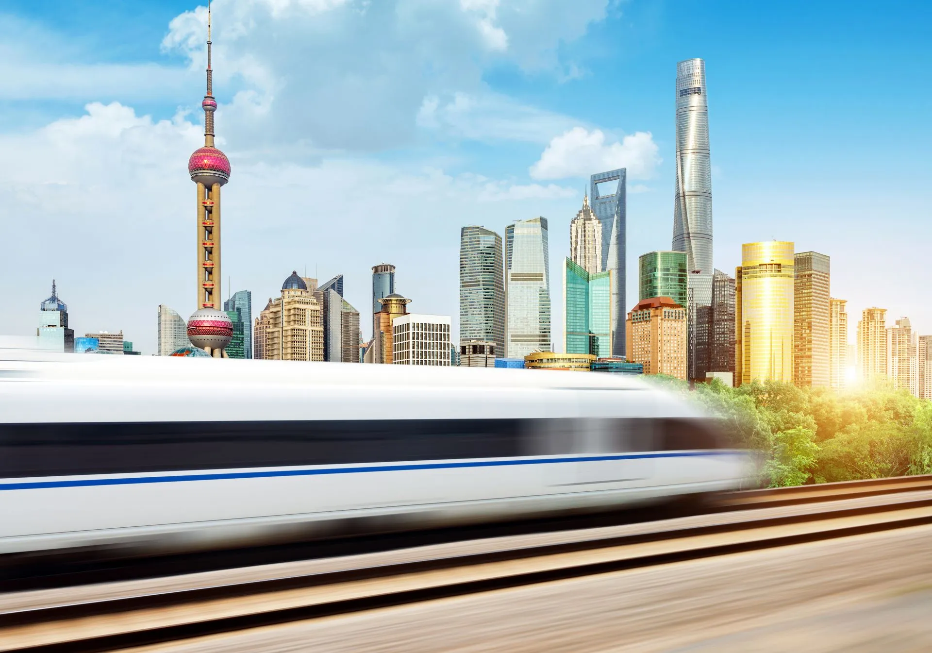 Sfeerafbeelding shanghai bullettrain china dimsum reizen