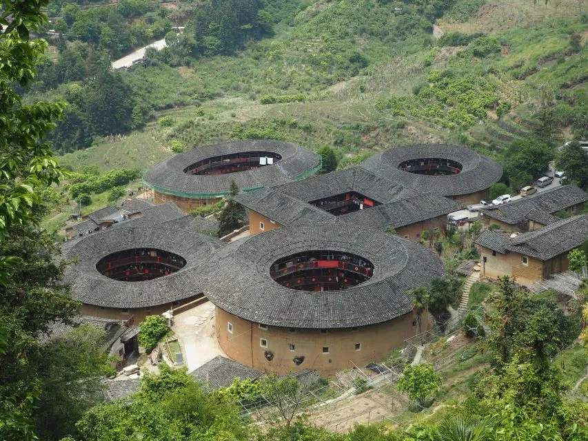 Sfeerafbeelding fujian china tulou tianluokeng